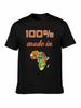 Brand TShirt Men 2019 Fashion Print T Shirt Men Made In Africa Map African Sporter Gymer Race National Customize Tee