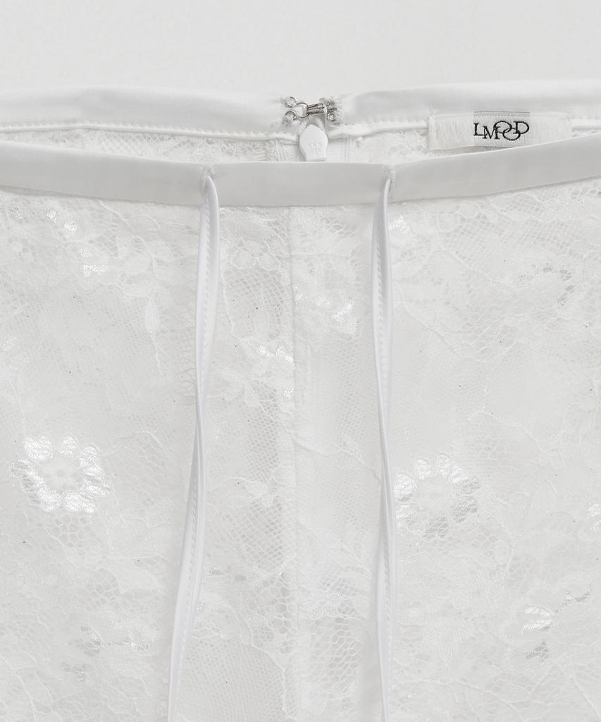 LMOOD WOMEN Lingerie Layered Pants Ecru