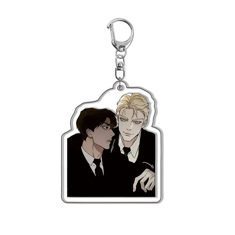 ANASTASIA Manwha Acrylic Keychain Pendant Jewelry New Style Key Chain Related Products Friends Gift Bag Charms Souvenir Couple