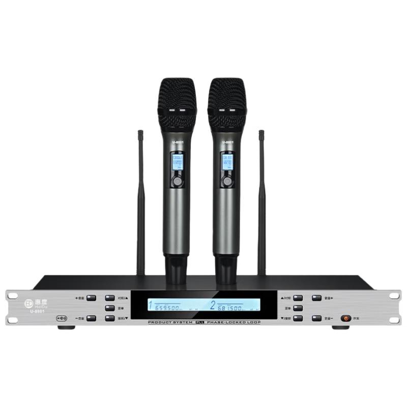 HuiDu Professional Dual Wireless Microphone System (CN Version)