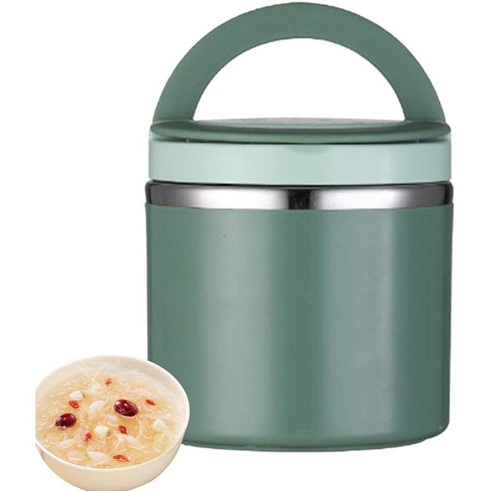 Stainless Steel Soup Food Flask Insulated Insulated Lunch Box Portable Thermo Bowl  Office