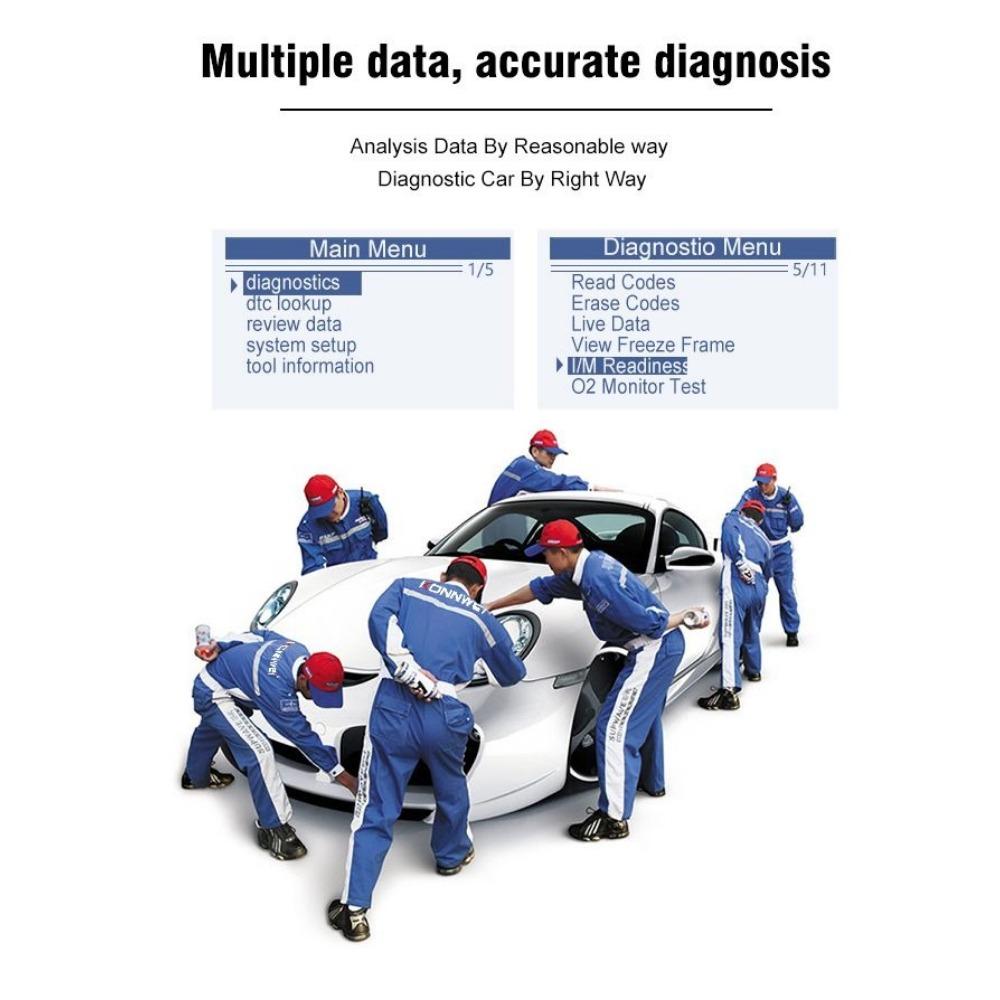 KONNWEI KW309 OBDII Scanner Cititor de coduri de eroare a motorului ELM327 Scaner auto OBD2 Scaner OBD pentru mașină Instrumente de diagnosticare pentru reparații