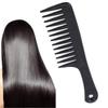 1 peigne antistatique à grandes dents pour shampoing, pour cheveux épais, longs et bouclés