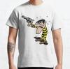 Lucky Luke Çizgi Film Daltons Tişört Retro Tişört Grunge Erkek Giyim Harajuku Anime Gömleği Ropa Hombre Roupas Masculinas Tişörtler