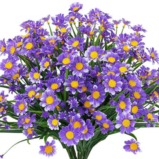 Simulation Flower UV-resistant Fine Workmanship Plastic Charming Spring Summer Fake Plant Farmhouse Decor