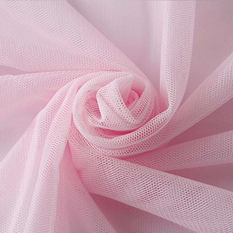 Tissu Tulle Filet Doux Chiffré Pour Couture Décorations de Mariage Rideaux Moustiquaires Robe de Mariage Tissus de Couture DIY1m/5m/10m