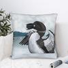 Heated Rivalry Inspired Hockey Puck Loon Square Pillow Case Cushion Covers Novelty Zipper Decorative Pillowcase For Home 45X45Cm