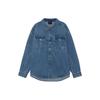 Langarm Polokragen Locker Denimjacke Herren Jacken AJDR243-2