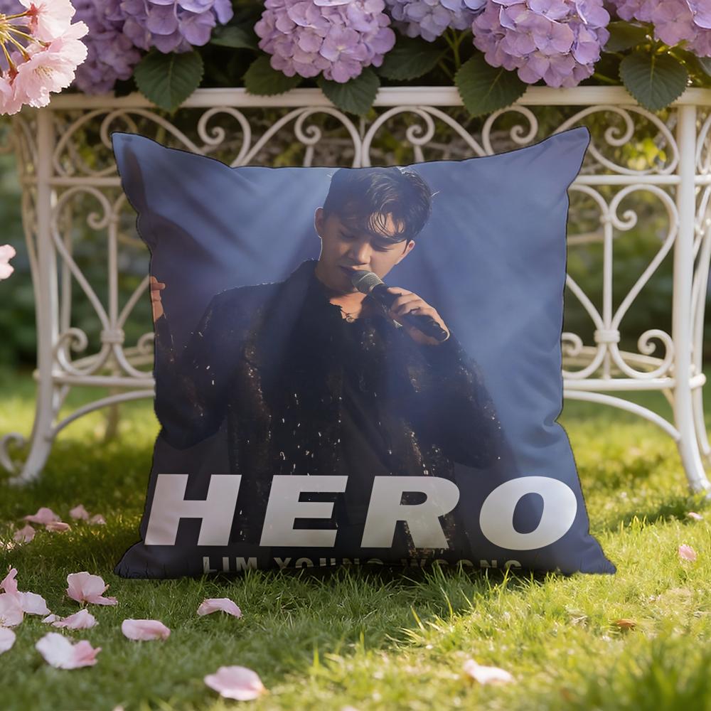 L-Lim Young W-Woong Cushion Cover Home & Car Dual-Scene Pillow Cover: Reversible For Premium Comfort