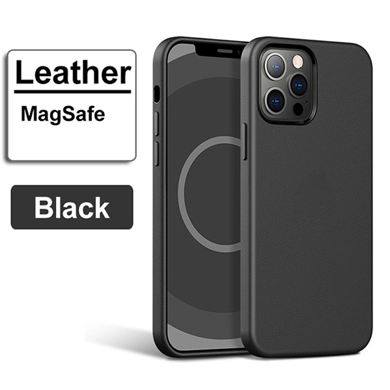 Luxury Leather Case for Apple IPhone 14 15 Pro Max 13 12 13pro IPhone14 Magsafe Case Magnetic Charging Protection Cover