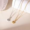 2026 New Fashionable Classic Charm Necklace Womens Zircon Pendant Light Luxury Design Premium Pendant Necklace