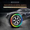 Bluetooth Speaker G2389: Car Wheel Design, High-Quality Sound, Colorful Lights, Card Slot, Portable, Multi-Functional. Ideal for Home Use.