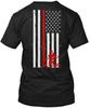 Thin Red Line Firefighters T Shirt Made In the USA Size S To 5XL