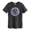 Amplified Unisex Adult Neon Dark Side Pink Floyd T-Shirt