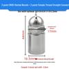 High-Pressure Stainless Steel Anti-Clogging Fan-Shaped Blow-Off Nozzle
