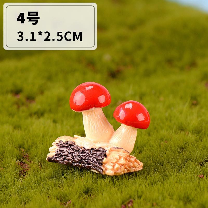 Realistisches Harz Pilzcluster Miniatur Dekorative Kunst für DIY Geschenke