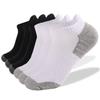 High Athletic Trainer Short Low Cut Socks  Outdoor Thicken Terry Run Cushioned Socks Men Women Summer Logo Pack 6
