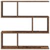 Wall Shelf Reclaimed Wood 80 X 12 X 79.5 Cm Engineered Wood