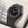 Luxury Men Watch Classic Anime Lines Creative Design Quartz Wristwatch Simple Silicone Strap Sports Lightweight Watches