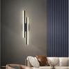 Modern Wall Sconce Black Dimmable LED Bathroom Vanity Light Indoor Wall Lighting Fixture Indoor Wall Lights for Living Room