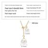 Double Layer Freshwater Pearl Choker Necklace, S925 Sterling Silver, 18k Gold Plated, Gift for Christmas and Qixi