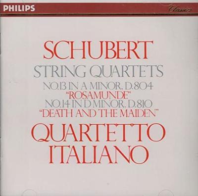 CD SCHUBERT - String Quartets Nos.13, 14  32CD3076 Japan ObiClassical Used