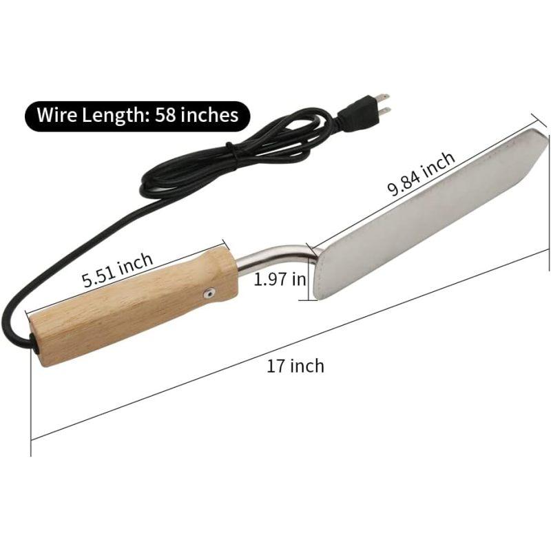 Electric Bee Honey Uncapping Knife,Stainless-Steel Constant Temperature Bee Knife Scraper,Honey Extractor