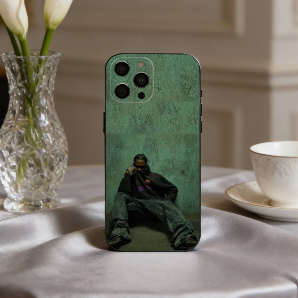 Selbstbewusste T-Travis S-Scott-T Handyhülle Für iPhone 17,16,15,14,13,12,11 Plus,Pro Max,XS,Weiche Silikon-Schwarze Abdeckung