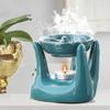 Ceramic Hand Type Oil Burner Diffuser for Home, Office, with 1 Tea Light Candle, Made by Porcelain Latest