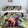 One Piece Luffy Duvet Cover Pillow Case Home Duvet Cover Set, Anime Boy Bedding Set 2/3pcs Bedroom Decoration, Boy Gift