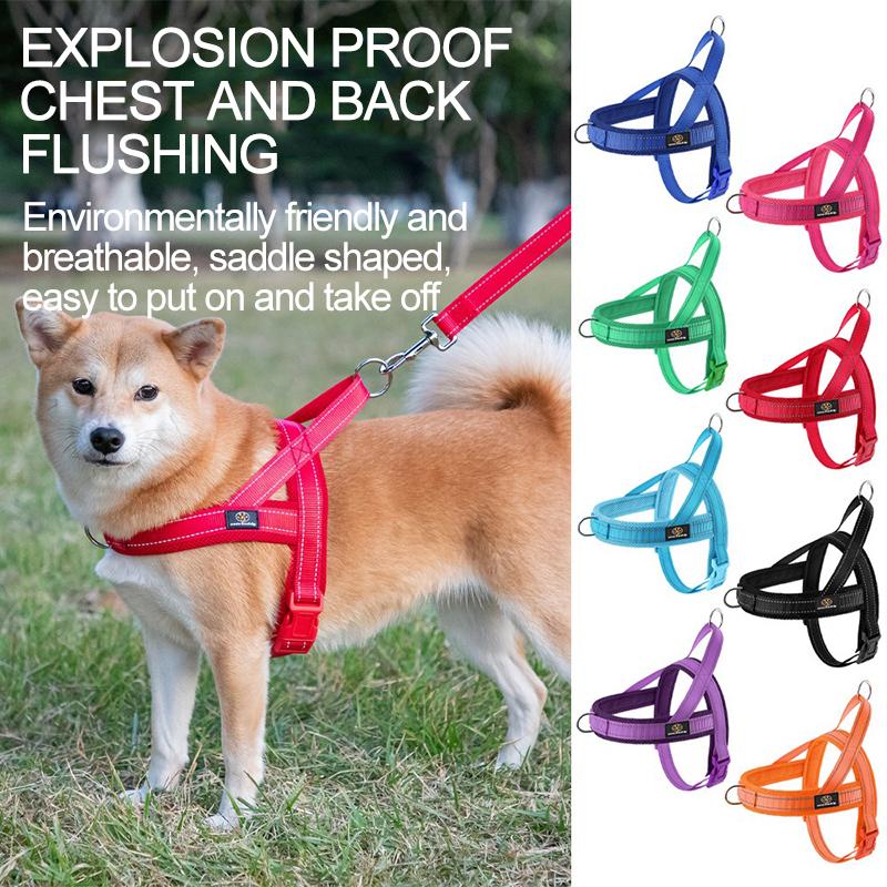 Harness for A Small Dog Harness Harnait Dog Chest Nylon Large Dog Harness Small Breed GXQ04