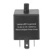 Blinker Flasher Relay 3pins Car Motorcycle LED Flasher Relay Electronic Adjustable Freauency LED Turn Signal Light Auto Parts