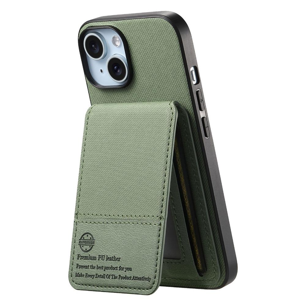RFID-blokkerende portemonnee met kaarthouderbeugel telefoonhoesje voor IPhone 16 E 16 Plus 15 14 13 12 11 Pro Max flip leren hoes