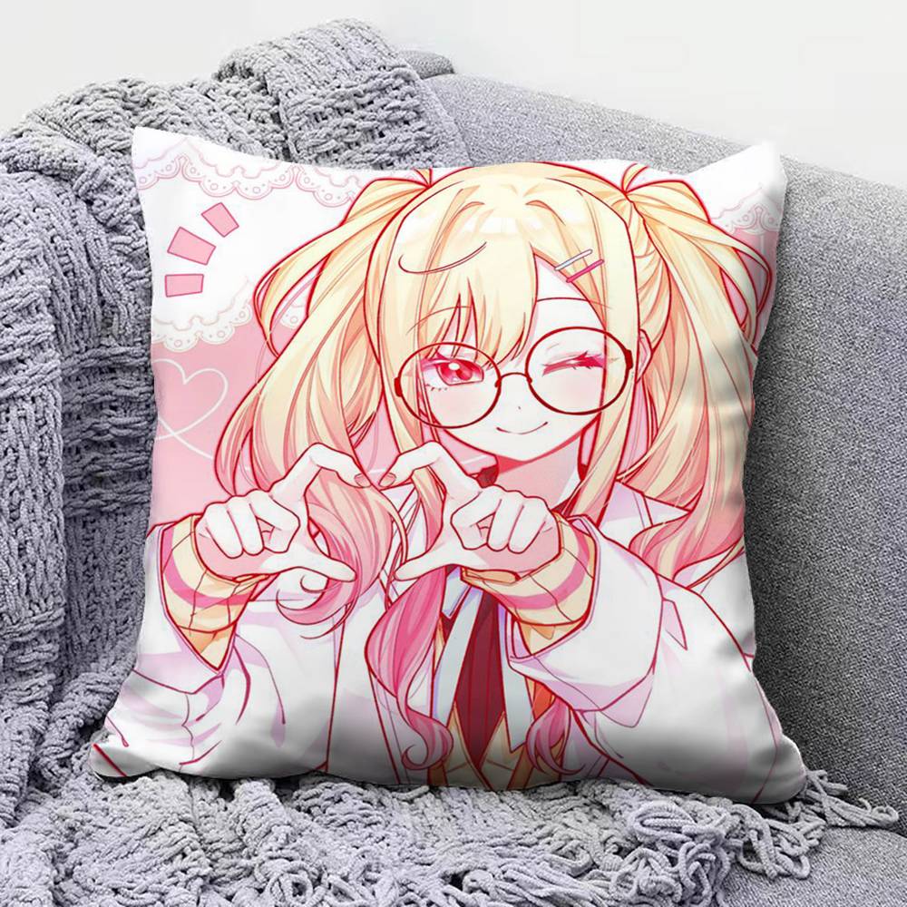 Saki Tenma Cute  Home Sofa Cushion Covers and Aecorative Custom Pillow Covers