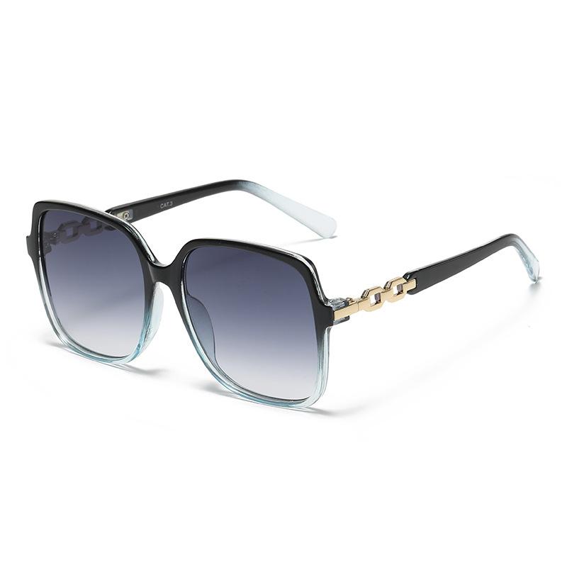 Fashion Womens Sunglasses Square Vintage Gradient Lens Anti UV400 Luxury Brand Oculus Eyeglasses Female Accessories