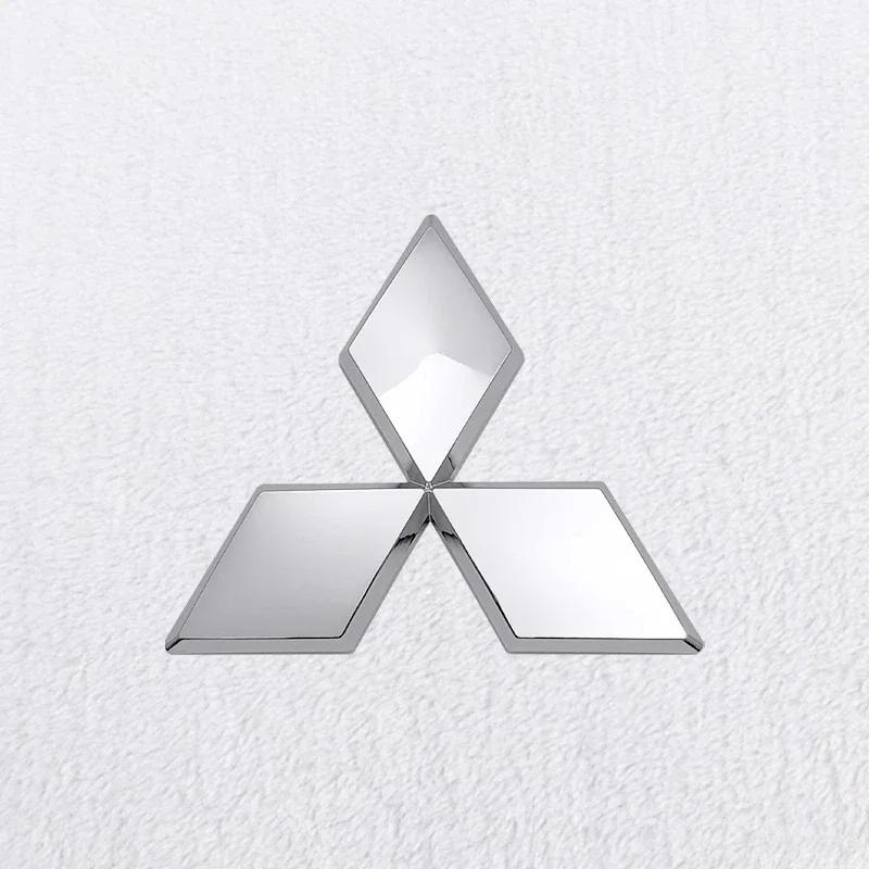 cyyudj1 ABS Car Front Hood Emblem Trunk Badge Modified Sticker for Mitsubishi Outlander Ralliart Lancer ASX Pajero Eclipse EVO Grandis