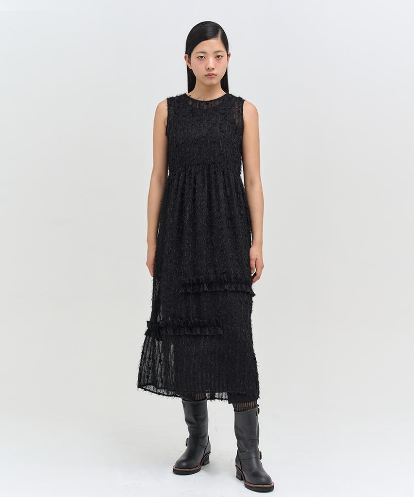 Editeom Defective Dress-Black