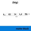 Emblems 5 English Letter Stickers Fit For Lexus NX260 RX350 GX550 CT200H IS250 CT IS LS ES NX RX UX GX GX470 RX400 ES300 GS300 F WN2