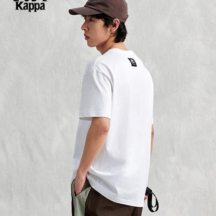 Kappa Back-to-back Short Sleeved Men's Round Neck T-shirt Casual Half Sleeved Sports Top