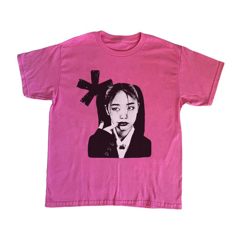 Unisex Y2K Cotton Tshirt Hip Hop Fashion Harajuku Graphic Print Short Sleeve Tshirts Streetwear Punk Casual Top Goth Loose Tee