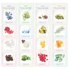 Feinschmecker (100 Blatt) 1 Pack pro Tag Nature Skin Mask Pack, Auswahl: 04 Schnecke + Blaubeere + Olive + Granatapfel + Sheabutter 20