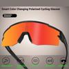 Smart Color Changing Outdoor Cycling Polarized Glasses Bicycle Anti-ultraviolet Goggles