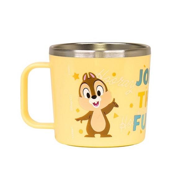 Lil Pang Disney Copo de aço inoxidável para lava-louças L Chip & Dale, cores variadas, 1 peça
