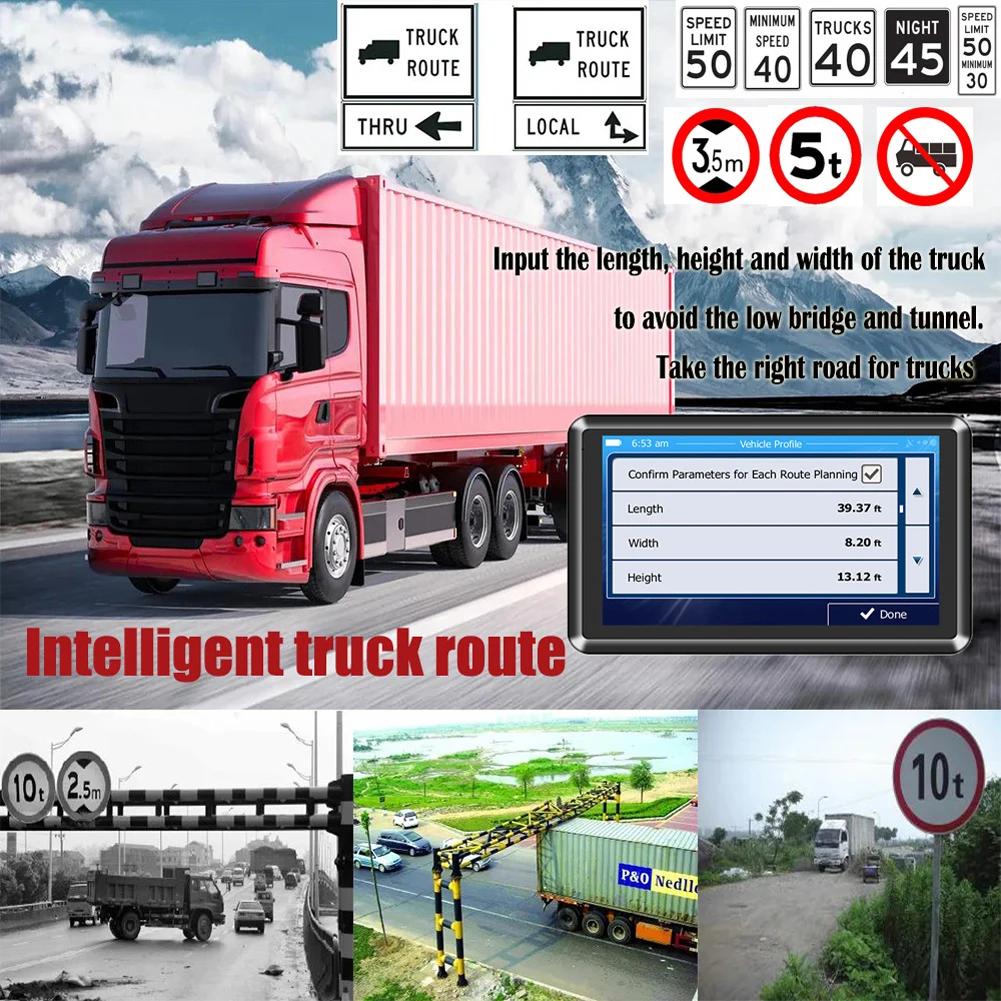 Universal 5Inch GPS Navigation for Car Truck 256MB+8G HD Navigator Australia Europe North America Map & FM Music Speeding Alarm