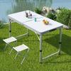 Portable Multifunctional Aluminum Folding Table for Dining and Outdoor Use