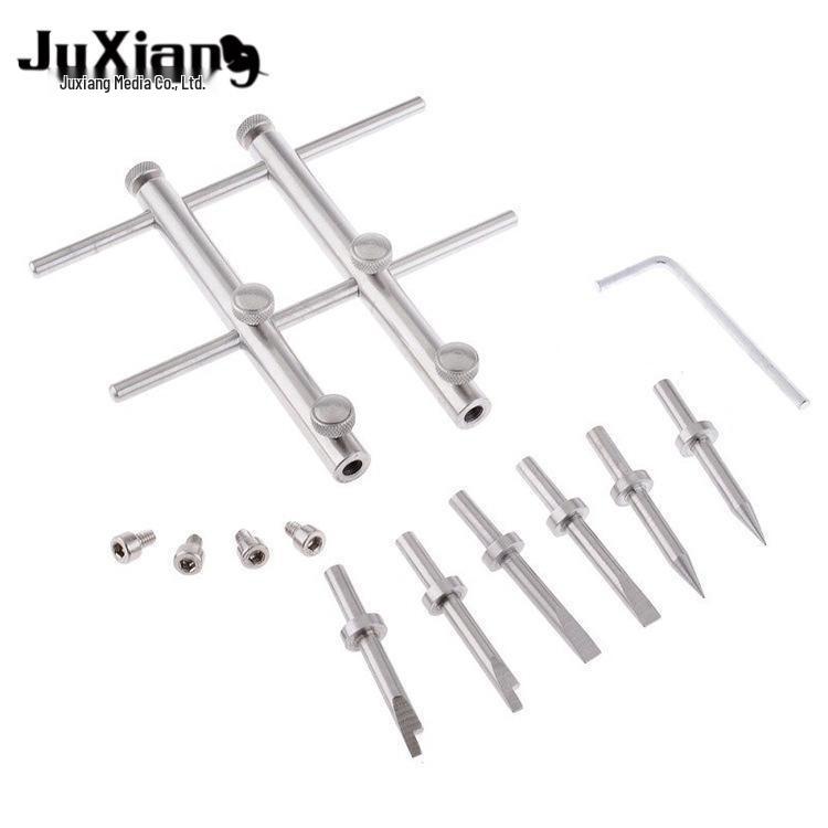 Cross-Shaped Camera Lens Repair Wrench with Three Head Sets