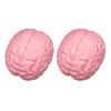 1/2Pcs Giant Simulation Brain Squeeze Toy Stress Relief Pink Brain Sensory Toy Decompression Slow Rising Realistic Brain Fidget Toy