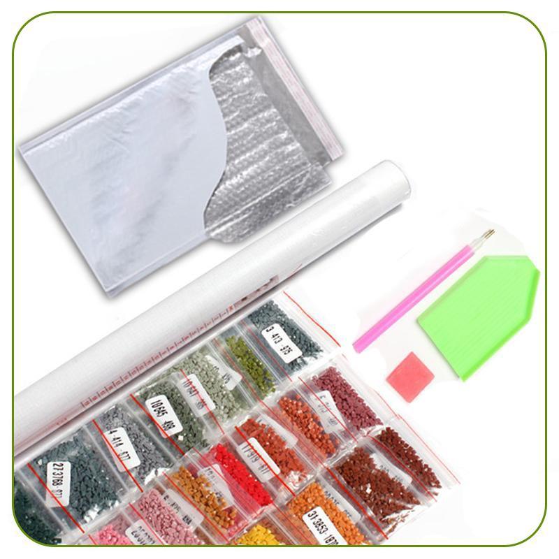 Broderie diamant Liqueur Perceuse complète Ronde/Carrée Peinture diamant Paysage Strass Art Point de croix Kits Couture