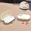 Moisture-proof Portable Pill Box Dispenser with 4/6 Cell Tablet Container Travel Pill Box Pill Knife Storage Pill Box