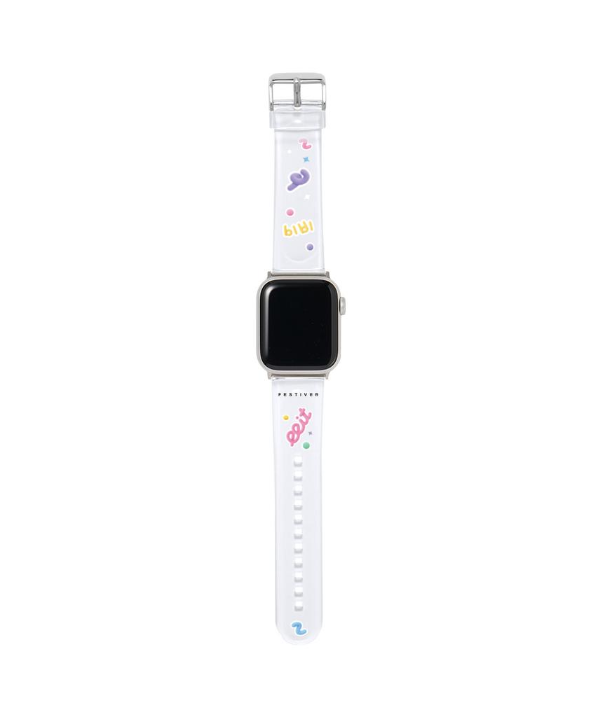 Peseutibeo Vivi High Teen Apple Watch Transparent Strap